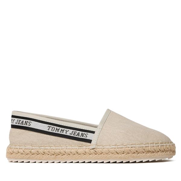 Tommy Jeans Espadrile Tommy Jeans Tjw Flatform Webbing Espadrille EN0EN02362 Bež