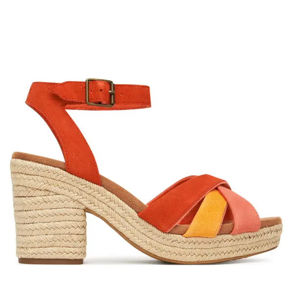 TOMS Espadrile Toms Majorca Strappy 10021951 Crvena