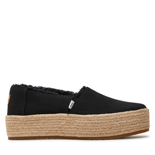 TOMS Espadrile Toms Valencia 10019795 Crna