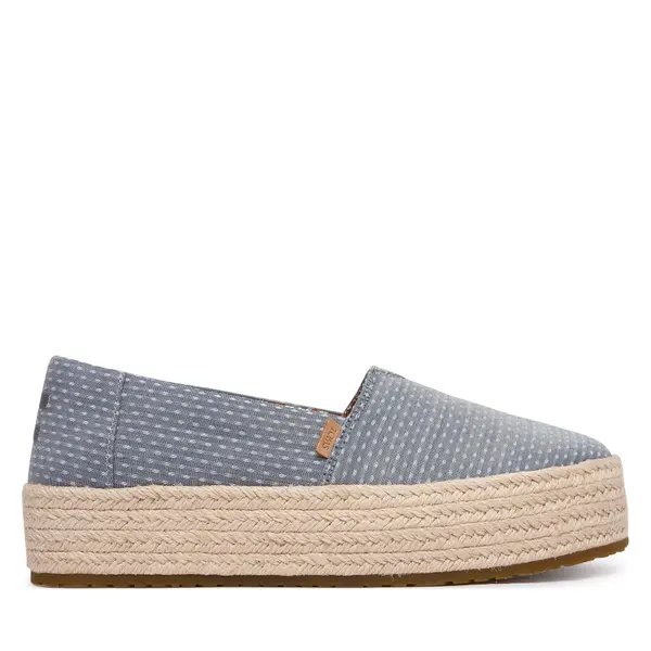 TOMS Espadrile Toms Valencia 10023063 Svijetlo plava