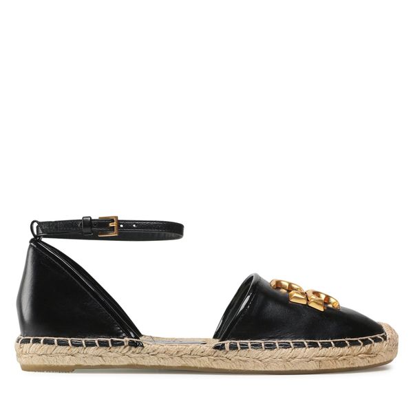 Tory Burch Espadrile Tory Burch Eleanor Dorsay Espadrille 88743 Perfect Black/Perfect Black 004