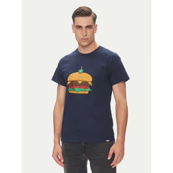 Etnies Etnies T-shirt Burger 4130004128 Tamnoplava Regular Fit