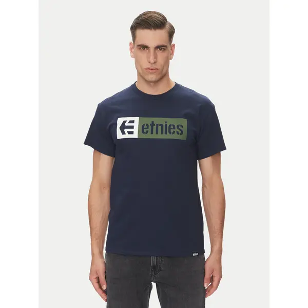 Etnies Etnies T-shirt New Box 4130002282 Tamnoplava Regular Fit