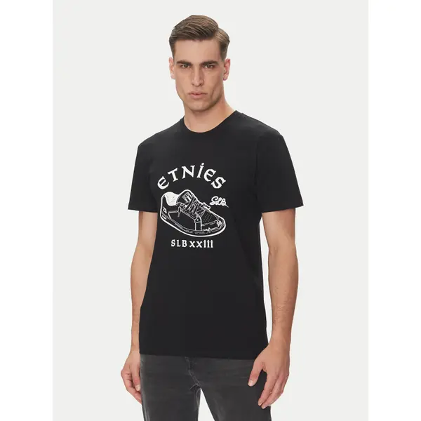 Etnies Etnies T-shirt Slb 4130003757 Crna Regular Fit