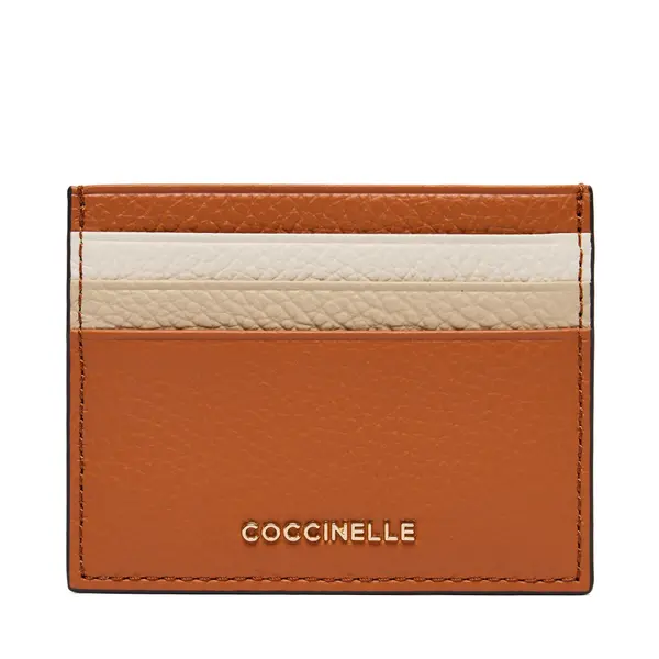 Coccinelle Etui za kreditne kartice Coccinelle M10 Metallic Tri Color E2 M10 12 95 01 Smeđa
