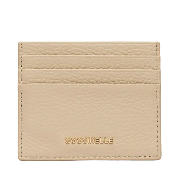 Coccinelle Etui za kreditne kartice Coccinelle MW5 Metallic Soft E2 MW5 12 95 01 Bež