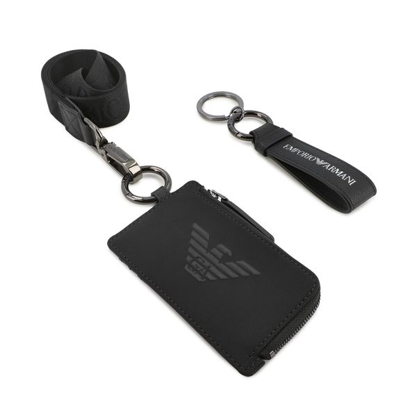 Emporio Armani Etui za kreditne kartice Emporio Armani Y4R421 Y154J 81073 Black/Black