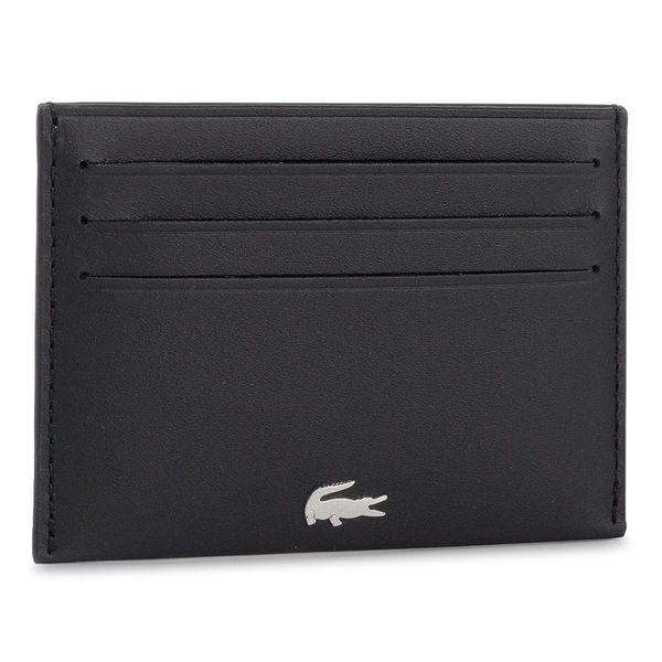 Lacoste Etui za kreditne kartice Lacoste Credit Card Holder NH1346FG Black 000