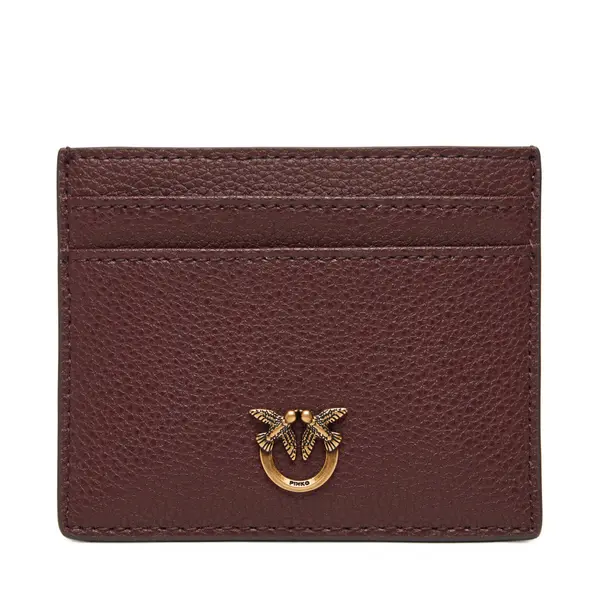 pinko Etui za kreditne kartice PINKO Card Holder Simply AI 25-26 PCPL 103762 A29Q Smeđa
