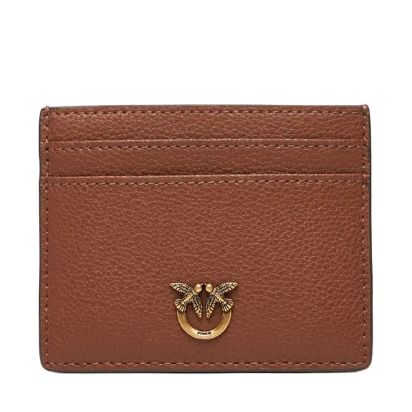 pinko Etui za kreditne kartice PINKO Card Holder Simply AI 25-26 PCPL 103762 A29Q Smeđa