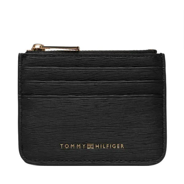 Tommy Hilfiger Etui za kreditne kartice Tommy Hilfiger Th Modern Cc Holder AW0AW18486 Crna
