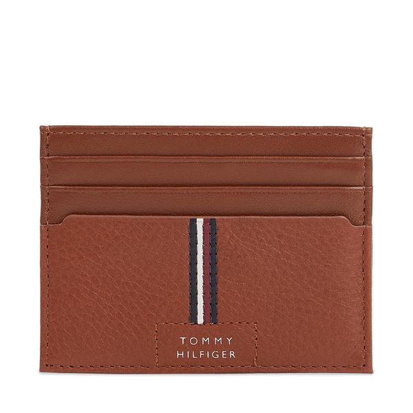 Tommy Hilfiger Etui za kreditne kartice Tommy Hilfiger Th Premium Leather Cc Holder AM0AM12186 Warm Cognac GTY