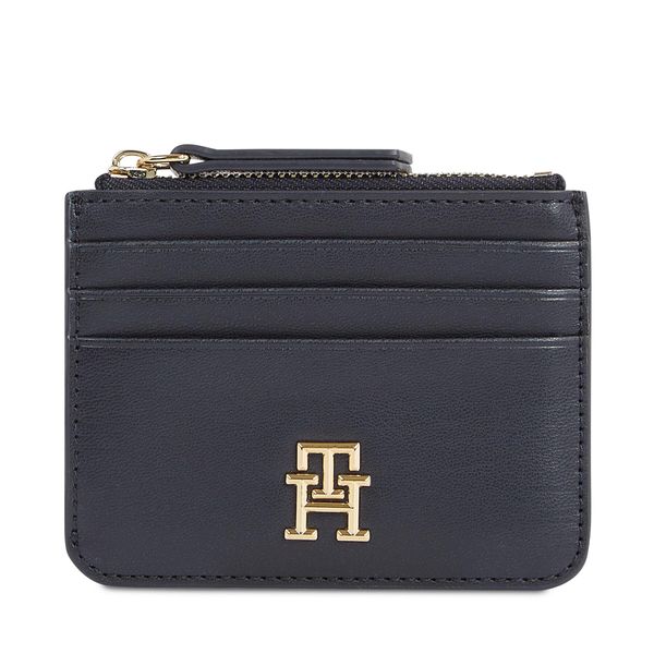Tommy Hilfiger Etui za kreditne kartice Tommy Hilfiger Th Refined Cc Holder AW0AW16016 Space Blue DW6
