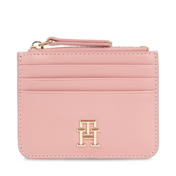 Tommy Hilfiger Etui za kreditne kartice Tommy Hilfiger Th Refined Cc Holder AW0AW16016 Teaberry Blossom TJ5