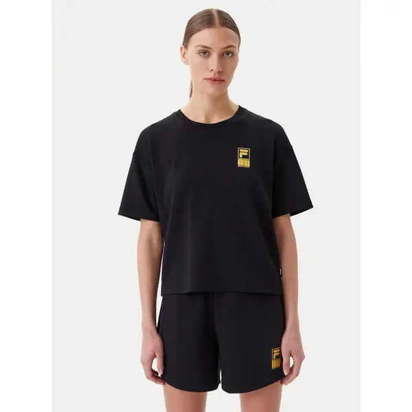 Fila Fila T-shirt Lisakovsk FAW1044 Crna Loose Fit