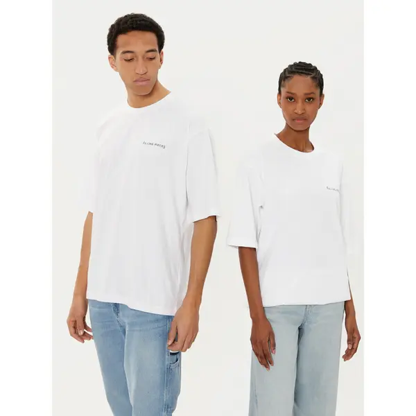 Filling Pieces Filling Pieces T-shirt Unisex 7441378 Bijela Boxy Fit