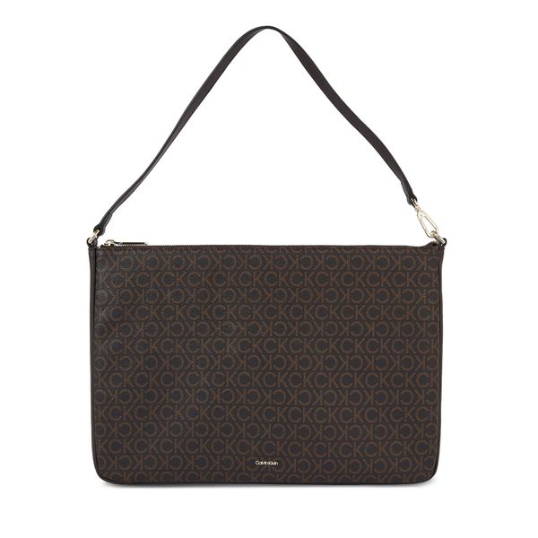 Calvin Klein Futrola za laptop Calvin Klein Ck Must Conv Laptop Pouch-Mono K60K611319 Brown Mono 0HD