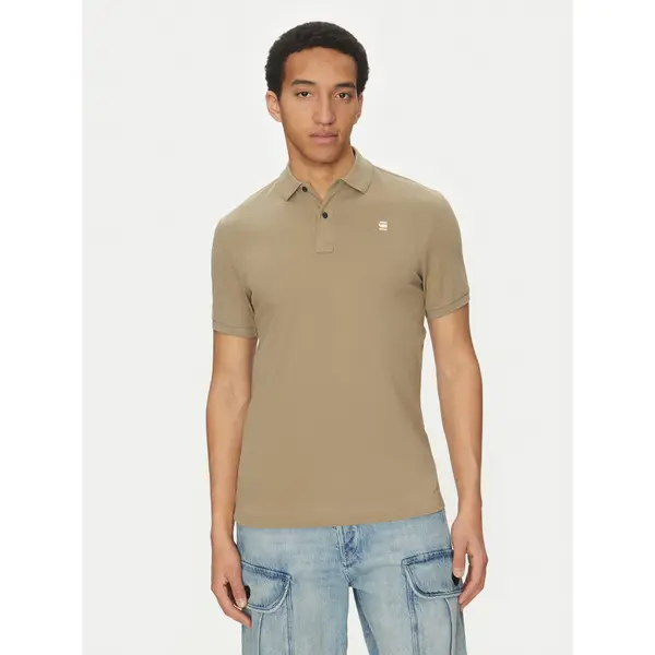 G-Star Raw G-Star Raw Polo Dunda D11595-5864 6057 Kaki Slim Fit