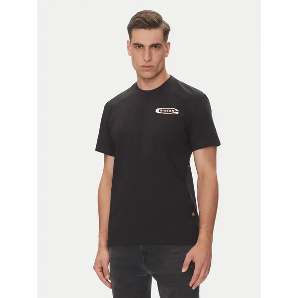 G-Star Raw G-Star Raw T-shirt Back Gr Arch D26047-C336 Crna Regular Fit
