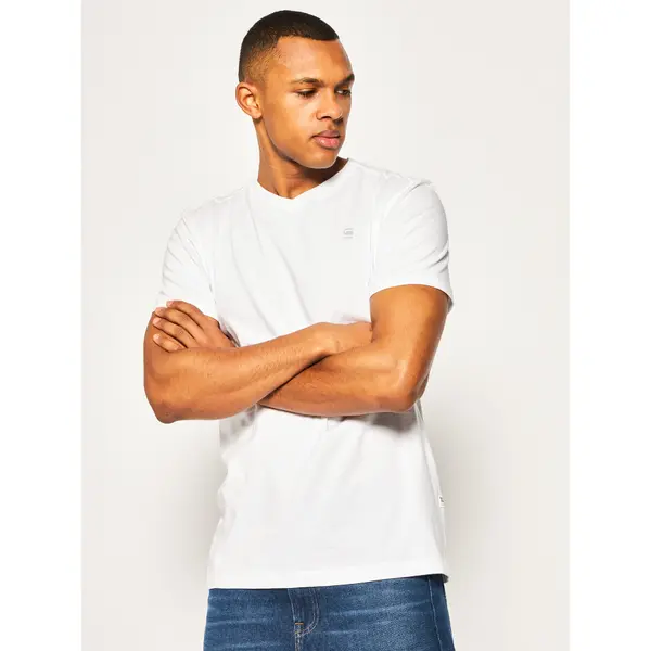 G-Star Raw G-Star Raw T-shirt Base-S D16412-336-110 Bijela Regular Fit
