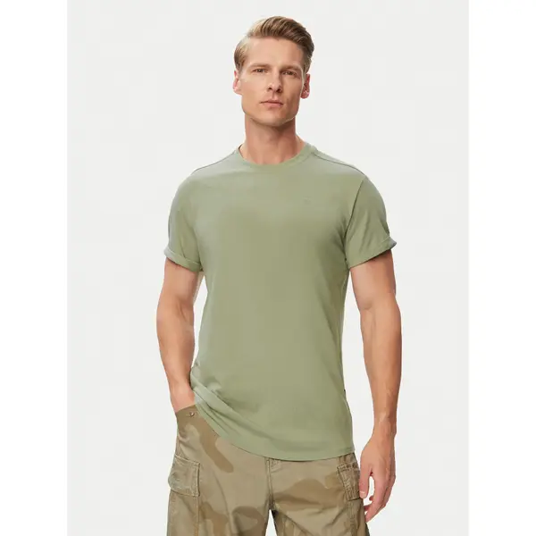 G-Star Raw G-Star Raw T-shirt Lash D16396-B353 Zelena Regular Fit