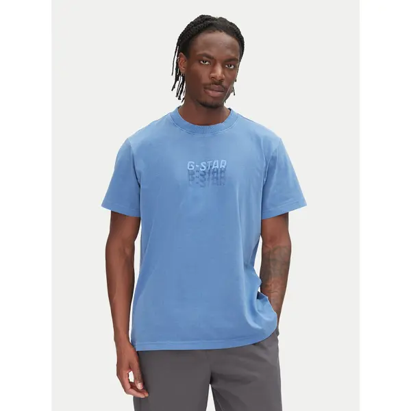 G-Star Raw G-Star Raw T-shirt Multi Logo D26049-C756 Plava Loose Fit