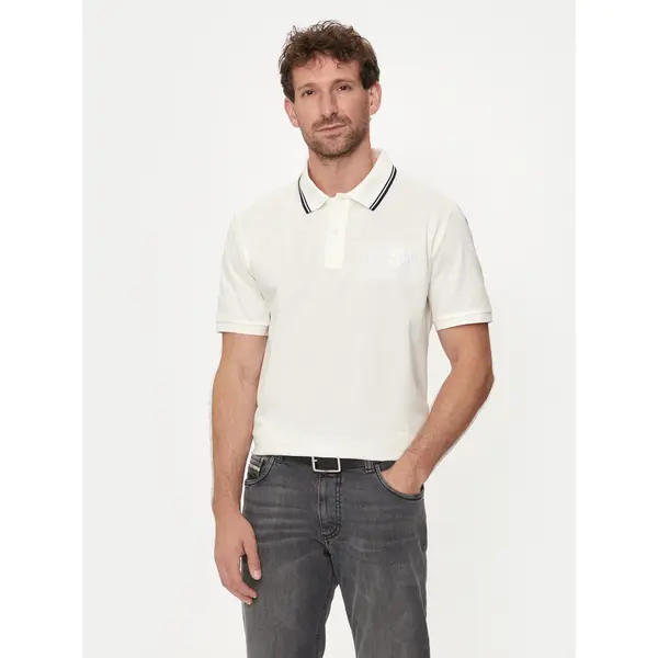 Gant Gant Polo Contrast 2013039 Écru Regular Fit