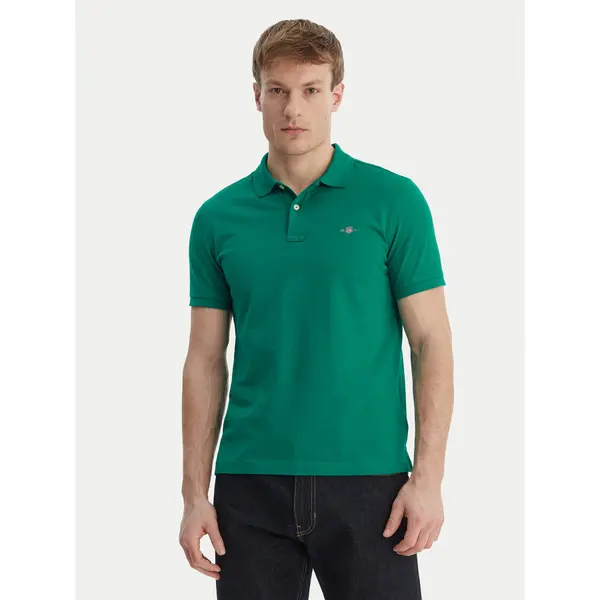 Gant Gant Polo Shield 2220 Zelena Slim Fit