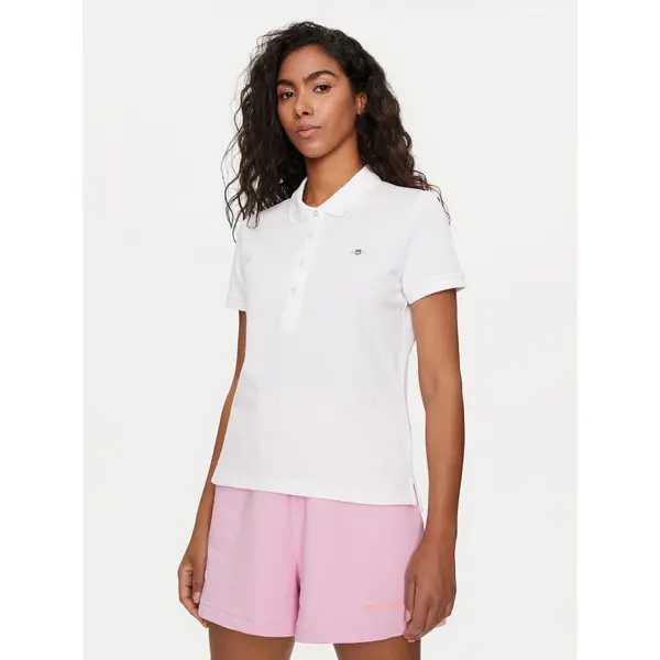 Gant Gant Polo Shield 4200870 Bijela Slim Fit