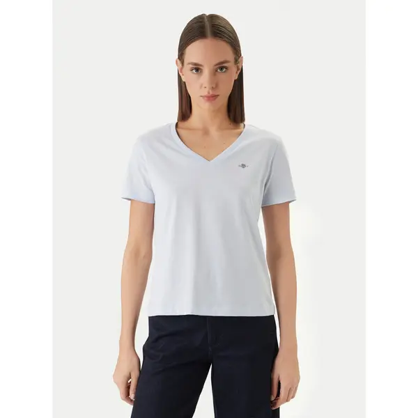 Gant Gant T-shirt 4200750 Svijetloplava Slim Fit