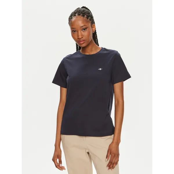 Gant Gant T-shirt Shield 4200200 Tamnoplava Regular Fit