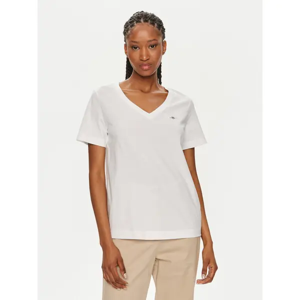 Gant Gant T-shirt Shield 4200750 Bijela Regular Fit