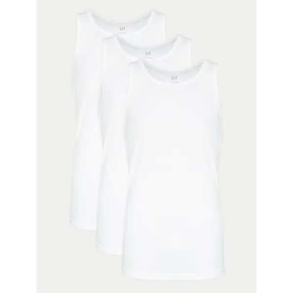 Gap Gap Set potkošulja bez rukava﻿ 483958-00 Bijela Regular Fit
