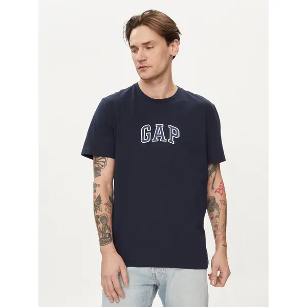 Gap Gap T-shirt 570044-03 Tamnoplava Regular Fit