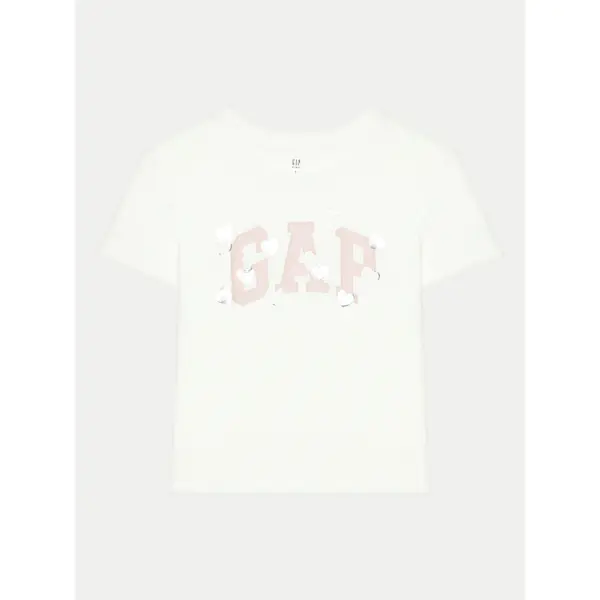 Gap Gap T-shirt 628713-01 Bijela Relaxed Fit