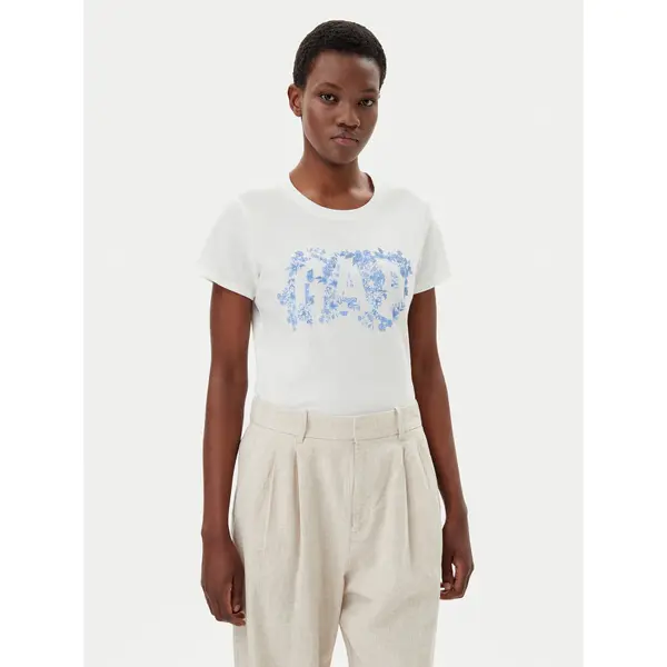 Gap Gap T-shirt 729555-03 Bijela Regular Fit