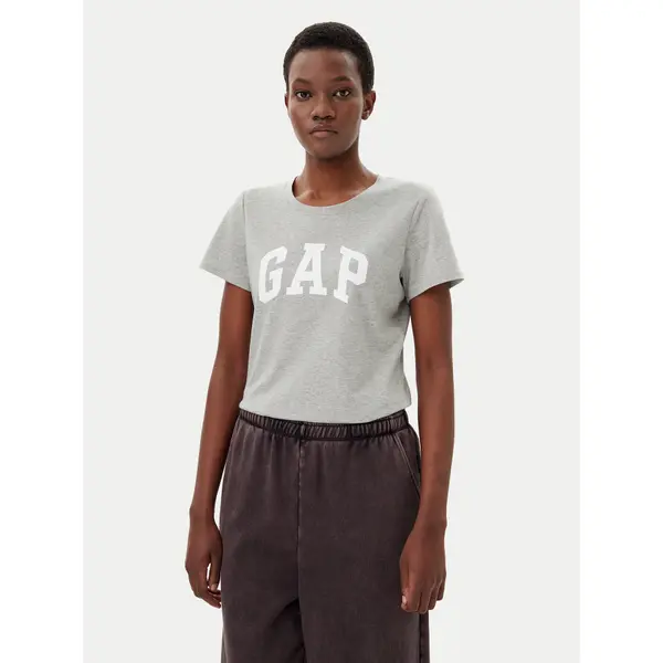 Gap Gap T-shirt 729555-05 Siva Regular Fit