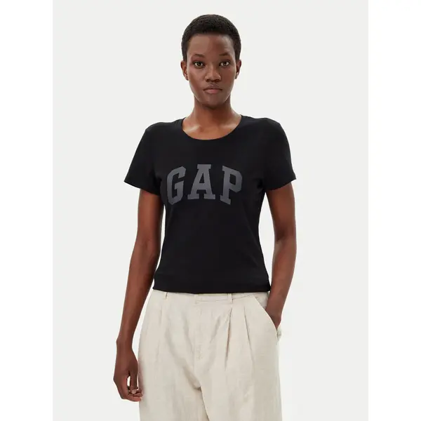 Gap Gap T-shirt 729555-06 Crna Regular Fit