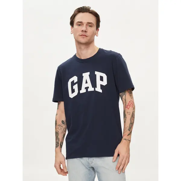 Gap Gap T-shirt 856659-04 Tamnoplava Regular Fit