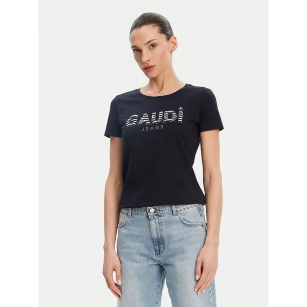 Gaudi Gaudi T-shirt 511BD64021 Tamnoplava Regular Fit