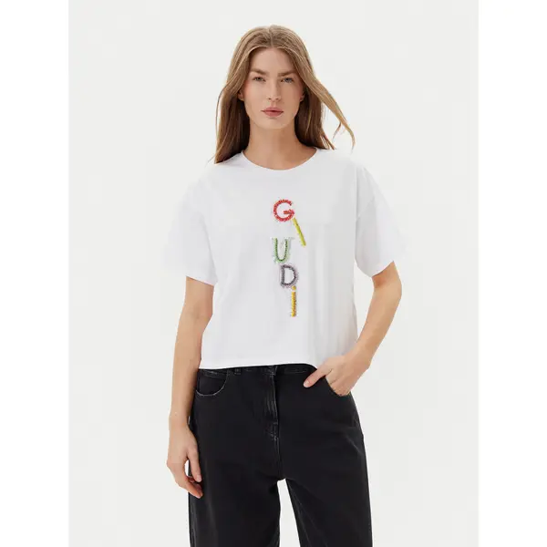 Gaudi Gaudi T-shirt 511BD64027 Bijela Regular Fit