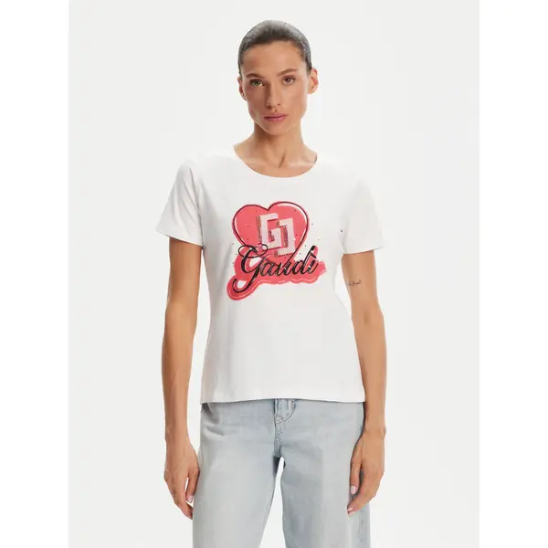 Gaudi Gaudi T-shirt 511BD64037 Bijela Regular Fit
