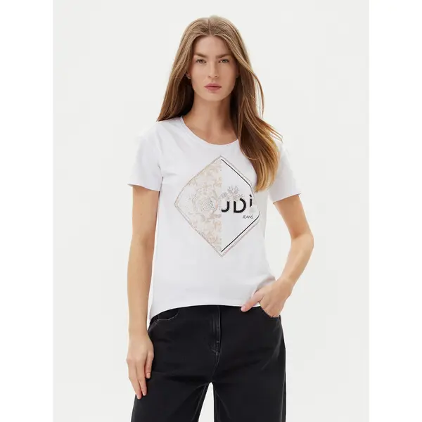 Gaudi Gaudi T-shirt 511BD64039 Bijela Regular Fit