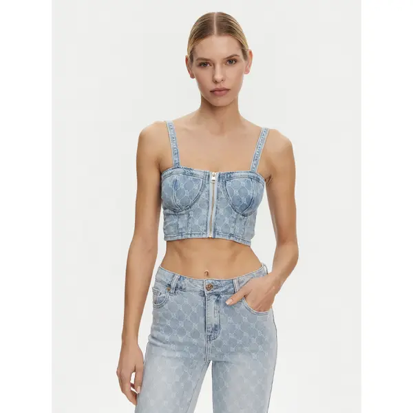 Gaudi Gaudi Top 511BD46001 Plava Slim Fit