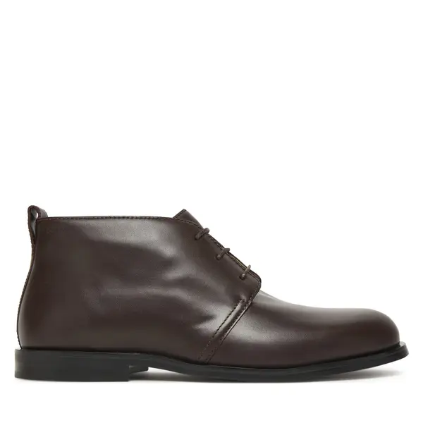 Calvin Klein Gležnjače Calvin Klein Ess Rubber Desert Boot Lth HM0HM01979 Smeđa
