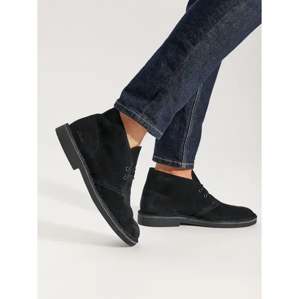 Clarks Gležnjače Clarks Desert Bt Evo Crna