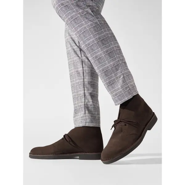 Clarks Gležnjače Clarks Desert Bt Evo Dark Smeđa