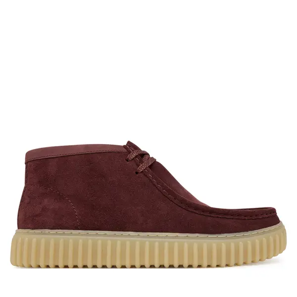 Clarks Gležnjače Clarks Torhill Hi 26183423 Tamnocrvena