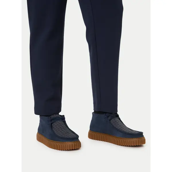 Clarks Gležnjače Clarks Torhill Hi 26183427 Tamnoplava