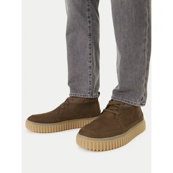 Clarks Gležnjače Clarks Torhill LaceHi 26183474 Kaki